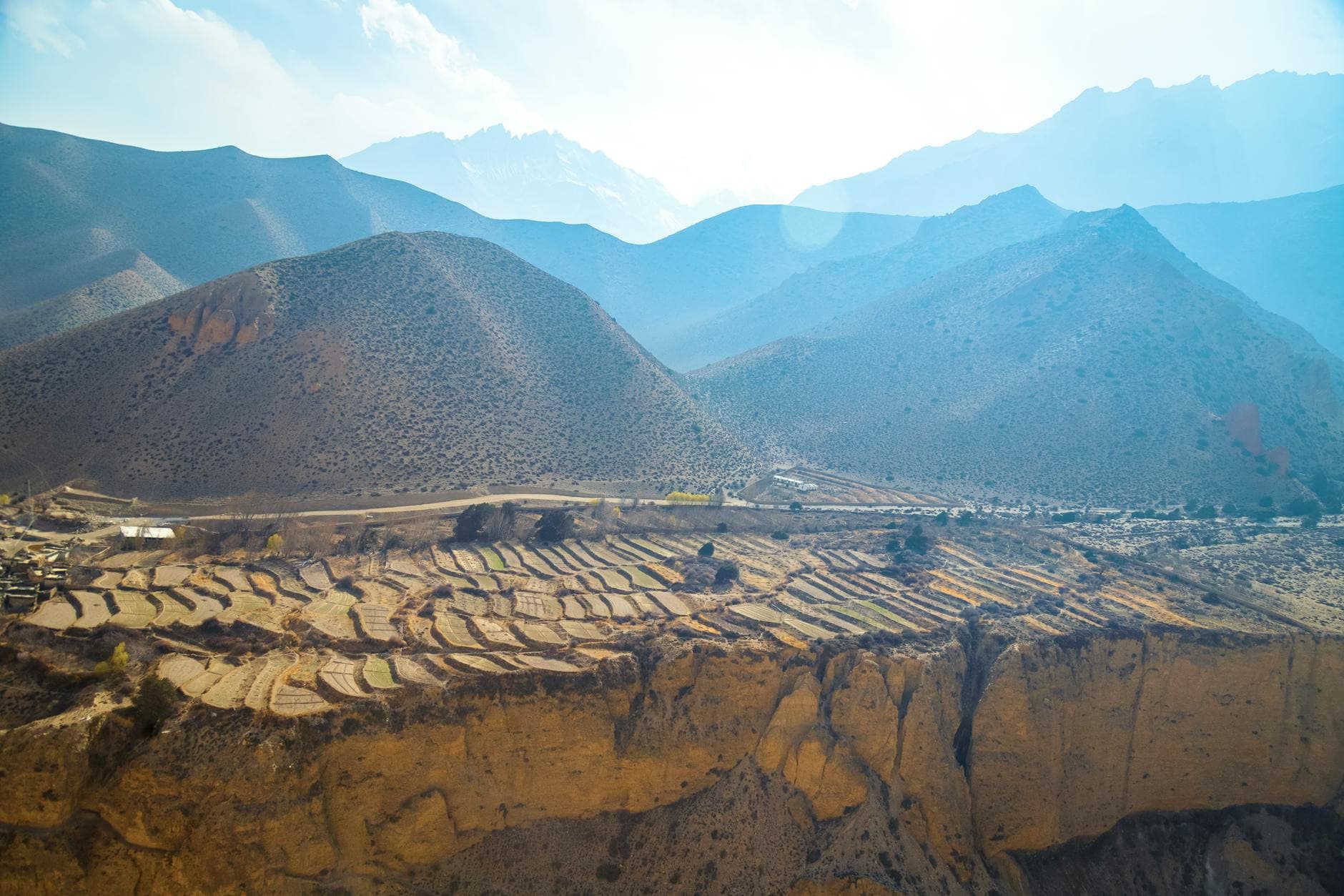 Upper Mustang canyon landscape, Nepal