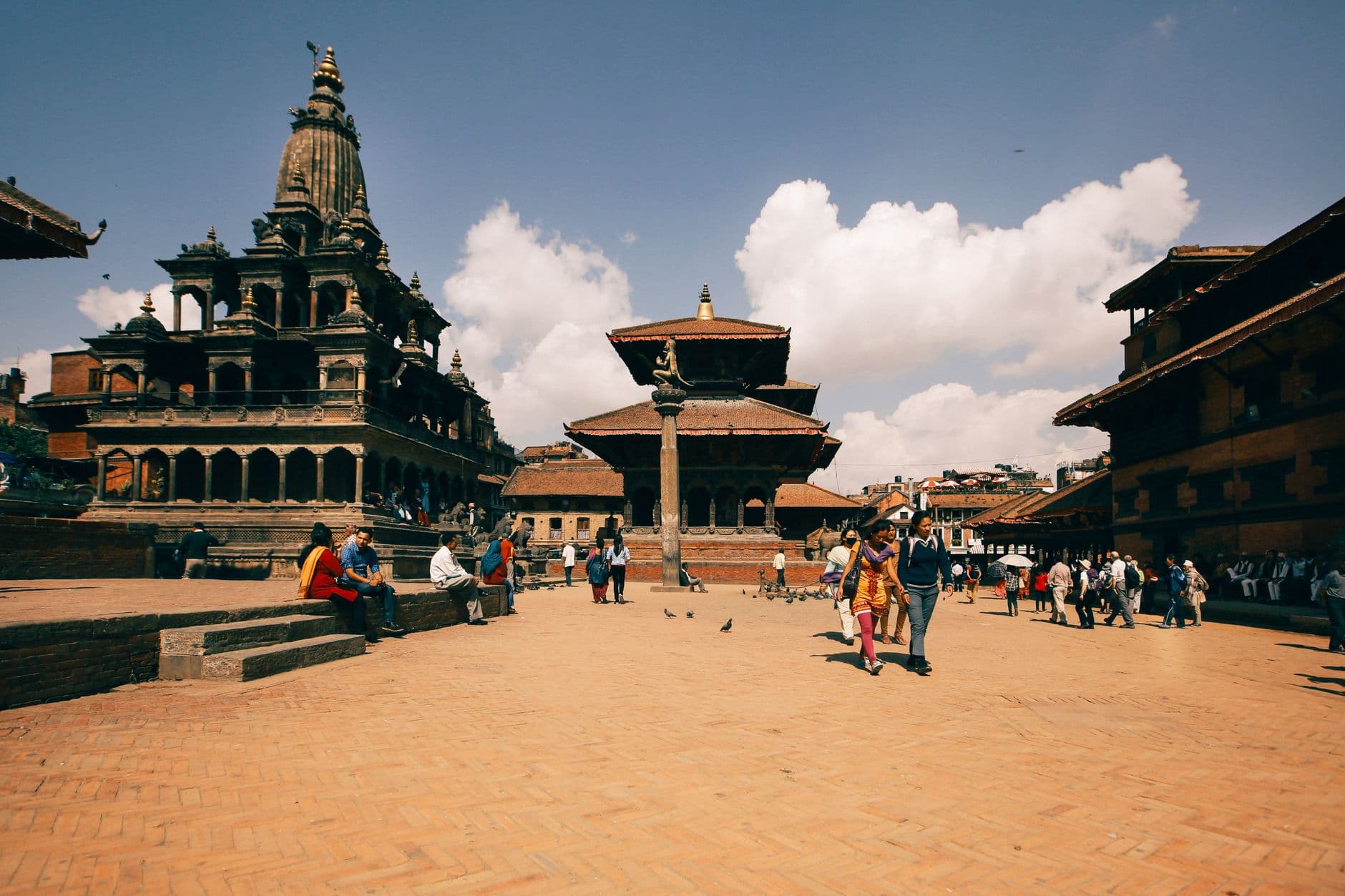 Architektur am Durbar Square von Patan